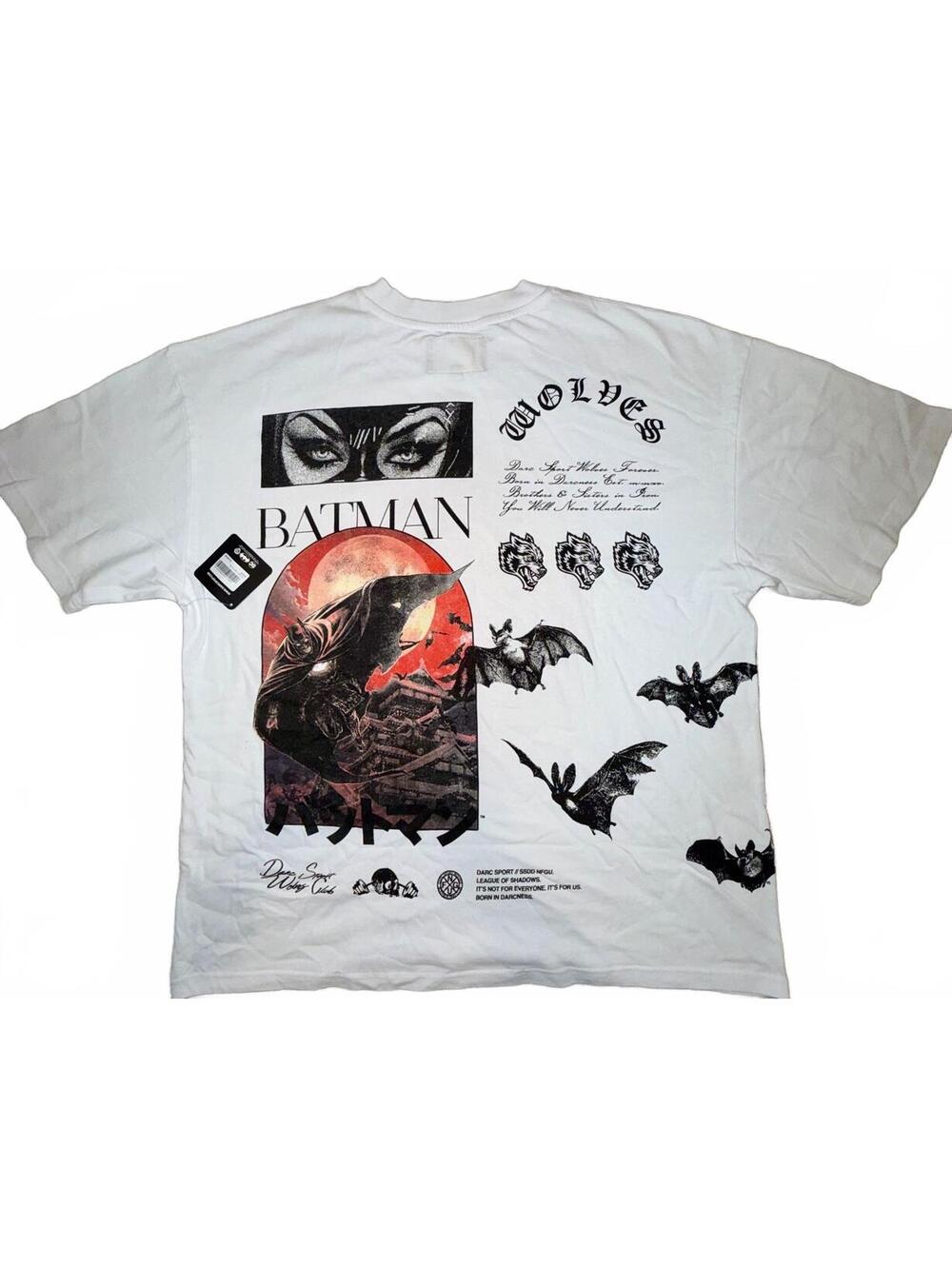 Darc Sport X Batman "PREMIUM" Oversized Black Tee Shirt XL